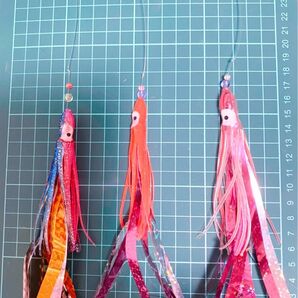 タコ釣りに!ハンドメイド タコ用集器(タコビラ)3点セット