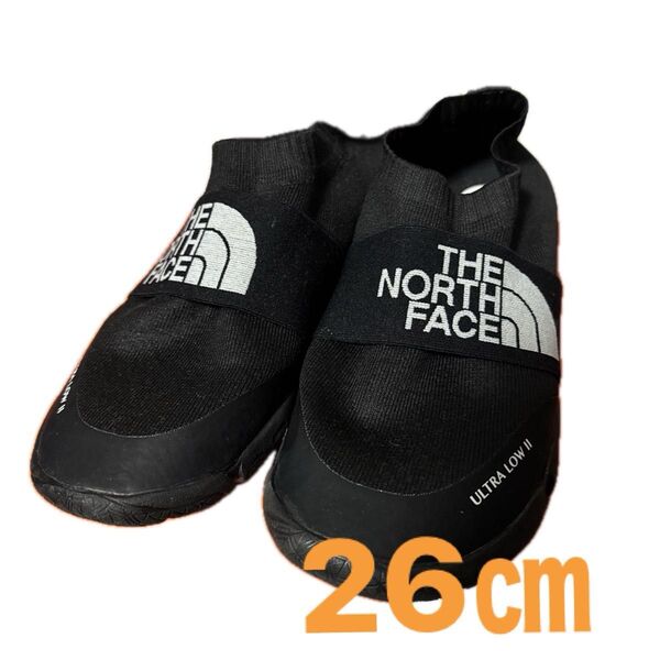 THE NORTH FACE ブラック スリッポン シューズ スニーカー ノースフェイス 黒 26㎝