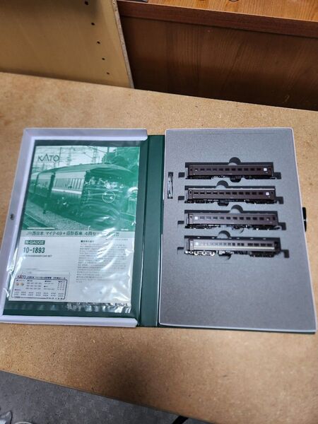 カトー (Nゲージ) 10-1893 JR西日本 マイテ49+旧形客車 4両セット 未開封新品 KATO