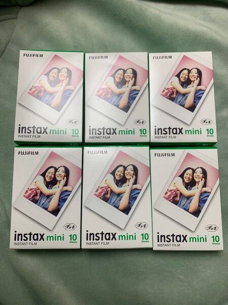 富士フイルムinstax mini チェキフィルム 6箱セット(60枚)