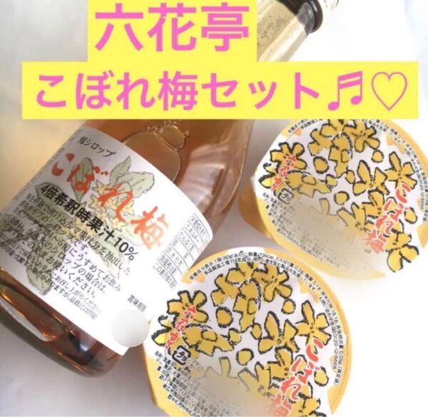 北海道限定六花亭 こぼれ梅セット シロップとゼリー 銘菓