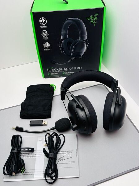 RAZER ワイヤレスヘッドセット BLACKSHARK V2 PRO