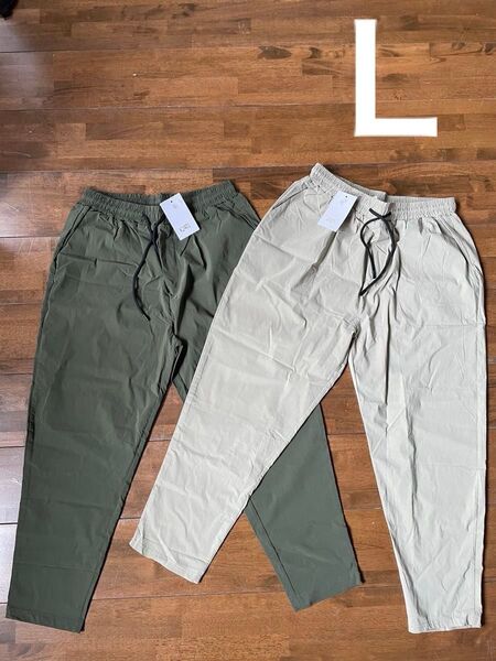 Olabela L 接触冷感 ズボン メンズ パンツ 9分丈 夏 ジョガーパンツ軽量ストレッチ 速乾ボトムス涼感 薄手