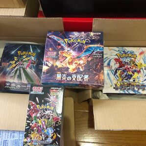 ポケカ ポケモンカード スカーレット バイオレット シュリンク付 1BOX セット 黒炎の支配者 未来の一閃 シャイニートレジャー