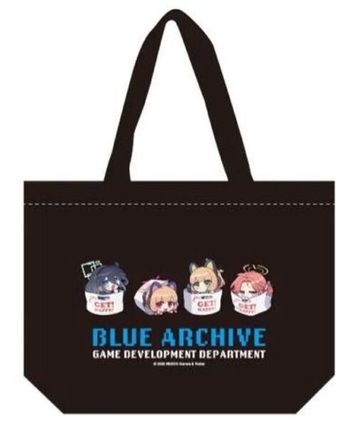 ブルーアーカイブ×タイトーステーション ゲームセンター潜入クエスト!トートバッグ デフォルメ