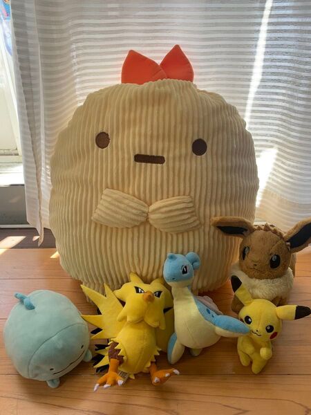 ぬいぐるみ6個セット まとめ売り すみっこぐらし ポケモン