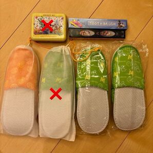 ディズニーランドホテル ルームシューズ 歯ブラシセット