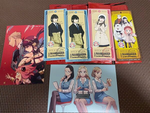 SPY×FAMILY スパイファミリー 14巻 15巻 アニメイト なか卯 特典 イラストカード