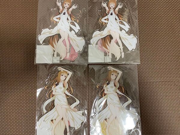 狼と香辛料 桜 スクラッチ オンライン くじ C賞 BIGアクリルスタンド 全4種セット