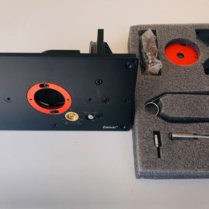 トリマーテーブル リフト 昇降 インサートプレート アルミ合金 微調整機構付