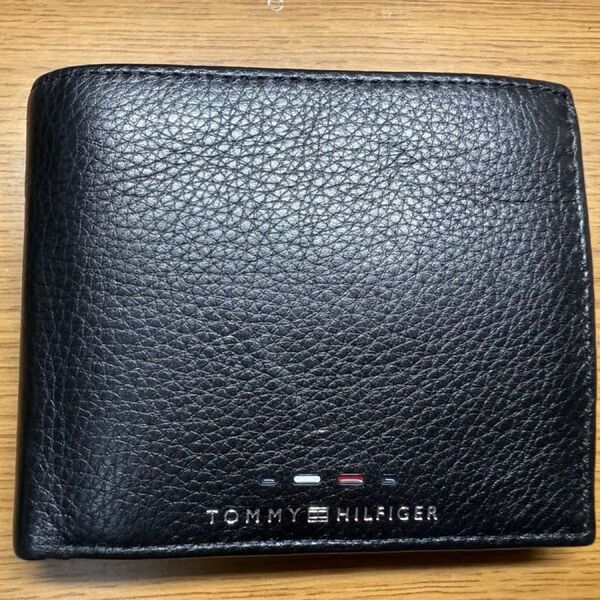 Tommy Hilfiger 二つ折り財布 ブラック メンズ