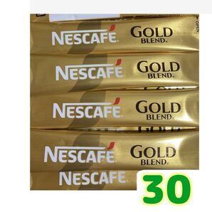 ネスカフェゴールドブレンドインスタントスティックコーヒー30本、箱無し ゆうパケットポストミニで発送 賞味期限2026.4以降