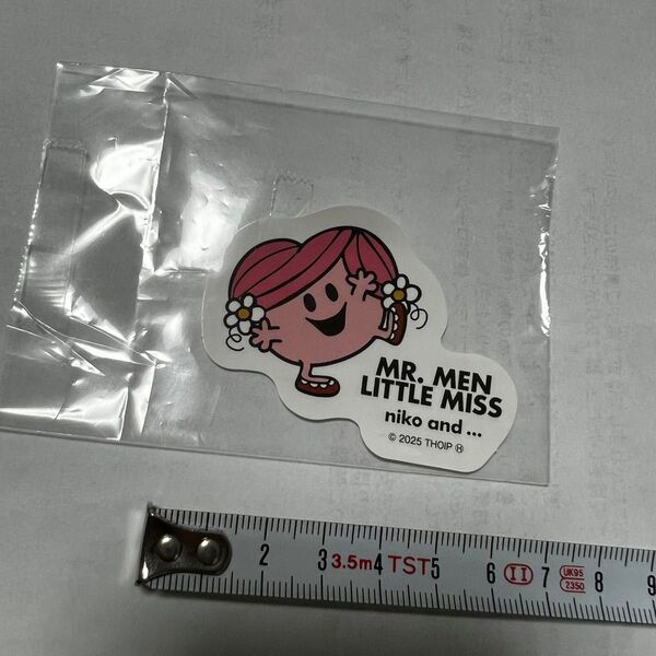 LITTLE MISS シール niko and... MR. MEN LITTLE MISS ステッカー 2025年製 非売品