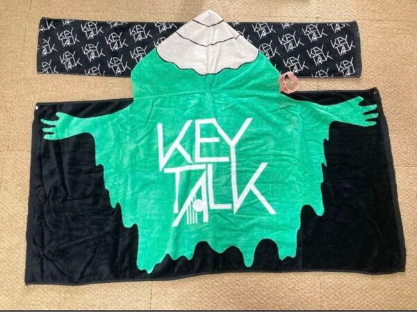 【6/23迄500円クーポン】KEYTALK/キートーク グッズ3点セット フード付きバスタオル マフラータオル ラバーバンド