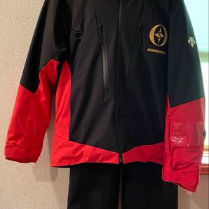 OGASAKA SKI スキーウェア 上下セット レッド×ブラック