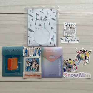 Snow Man ポーレートシリーズ フレークシール ケース 集合 ロゴ セット