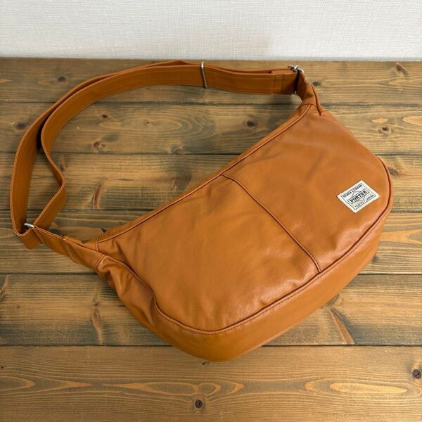 ポーター PORTER フリースタイル ショルダーバッグ キャメル