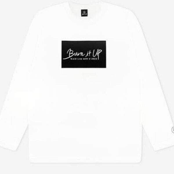 NiziU ロングTシャツ ホワイト XL NiziU Burn it up