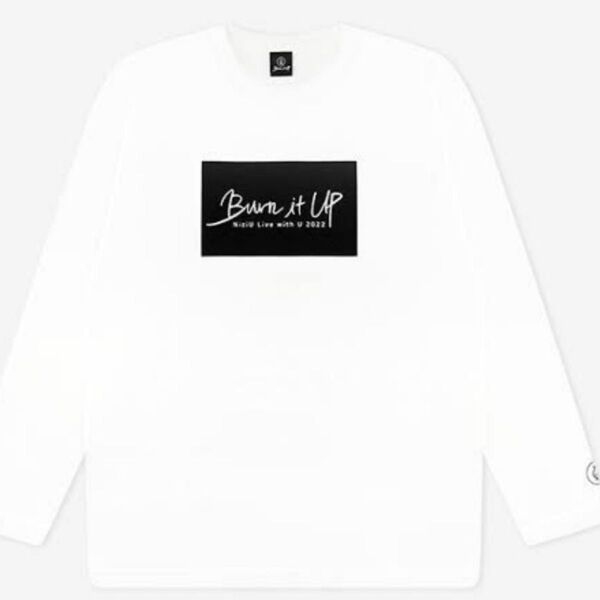 NiziU ロングTシャツ ホワイト M NiziU Burn it up