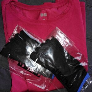 ユニクロ ドライEX Tシャツ & 5本指ソックス 2点セット