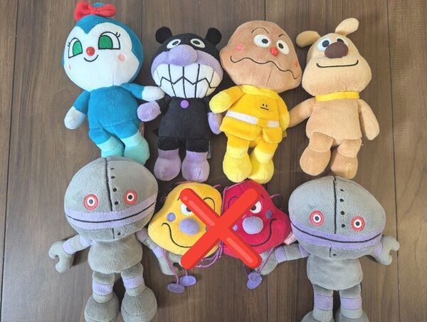 アンパンマン ぬいぐるみ 6点セット