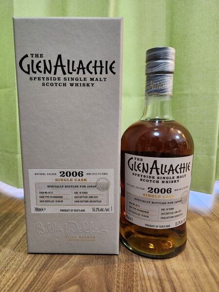 グレンアラヒー16年 PX ホグスヘッド シングルカスク GLENALLACHIE