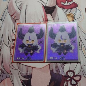 ホロライブカードゲーム 紫エール ラプラス ダークネス 2枚セット ホロライブ キュリアスユニバース SY ホロカ
