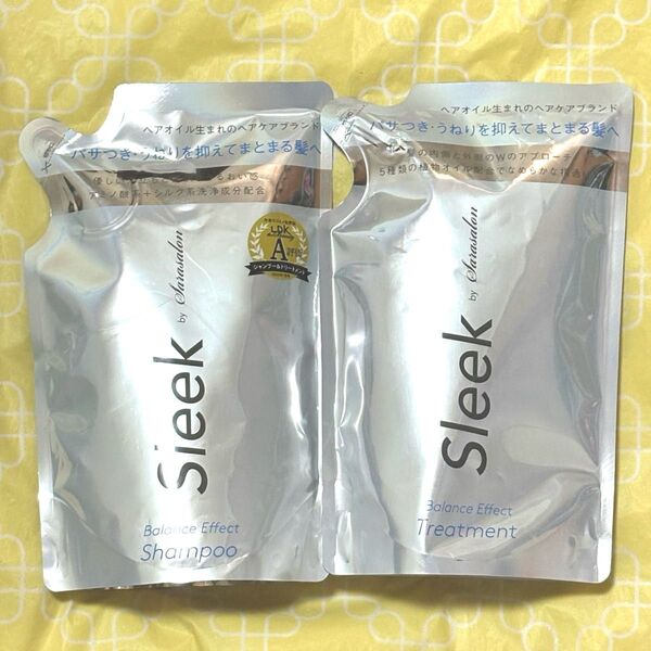 Sleek by sarasalon スリークバイサラサロン バランスエフェクト シャンプー&トリートメント 詰め替え 計2袋