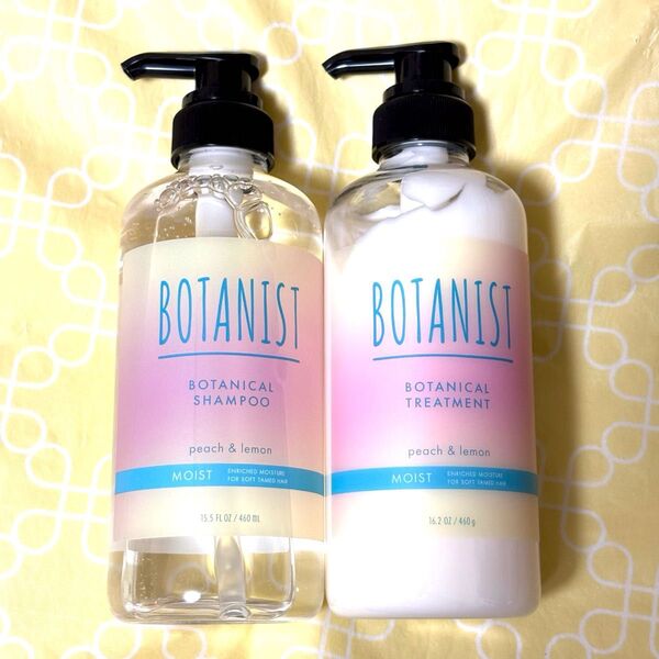 2025夏限定 BOTANIST ボタニスト ボタニカルシャンプー&トリートメント モイスト アイスピーチレモネードの香り 計2本