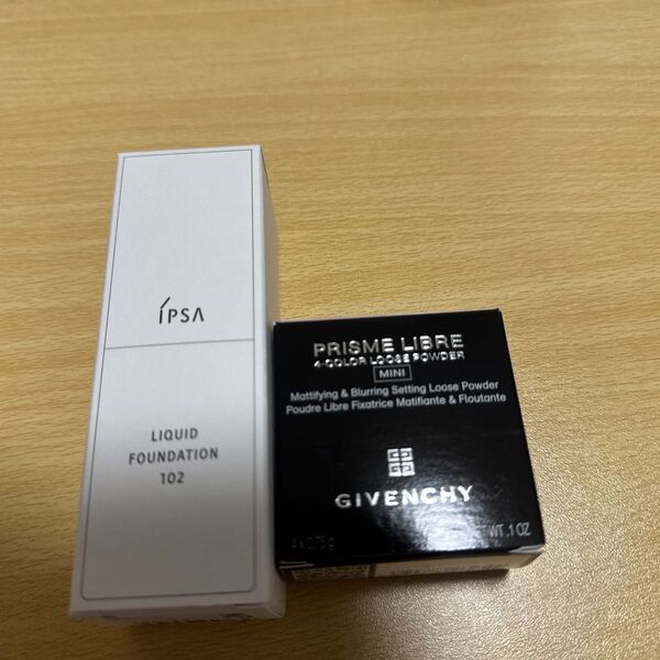 IPSA リキッドファンデーション102 GIVENCHY プリズム・リーブル 01 セット
