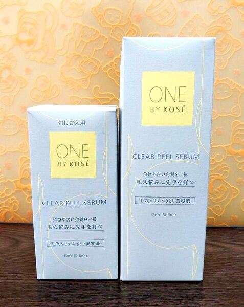 【本体+付け替え】ONE BY KOSE クリアピールセラム 化粧品 美容液 スキンケア 角質 毛穴 コスメ コーセー