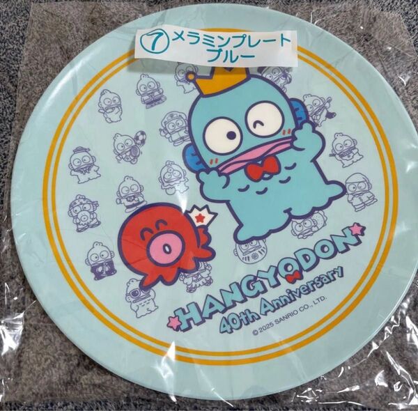 ハンギョドン くじ メラミンプレート ブルー