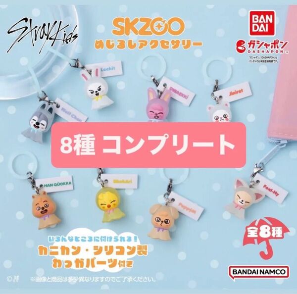 Stray Kids 8種コンプリート SKZOO めじるしアクセサリー ガチャ