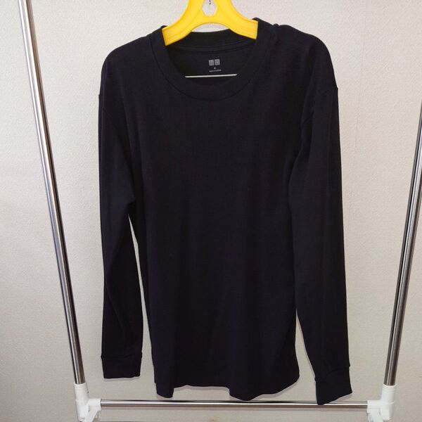 UNIQLO 長袖Tシャツ ブラック M