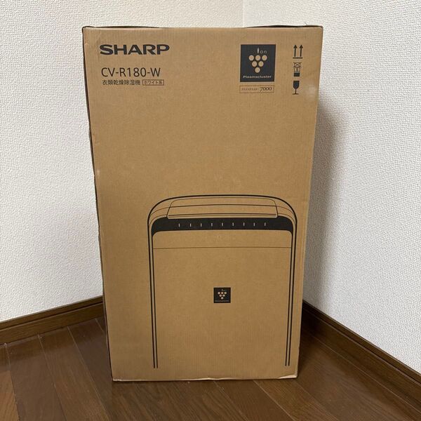 シャープ 衣類乾燥 除湿機 CV-R180-W コンプレッサー方式