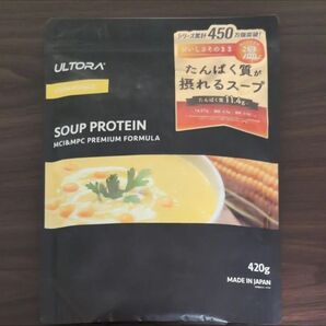 【新品未開封】ULTORA スーププロテイン コーンポタージュ風味 420g