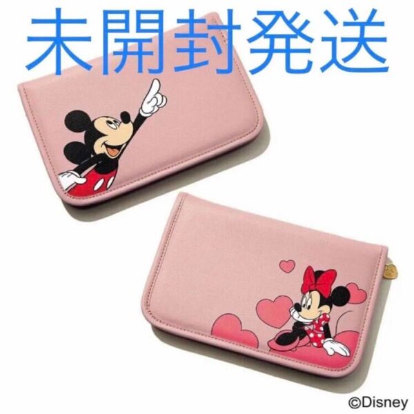 sweetスウィート 付録 サマンサタバサ ミッキー&ミニーデザイン バインダー式貴重品収納ポーチ