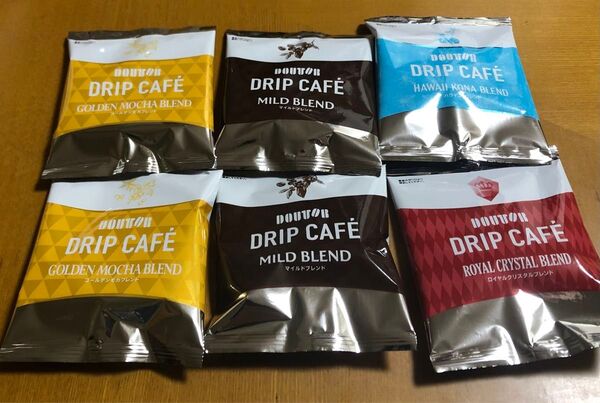 ドトールコーヒー☆4種飲み比べセットドリップクーポンポイント消化
