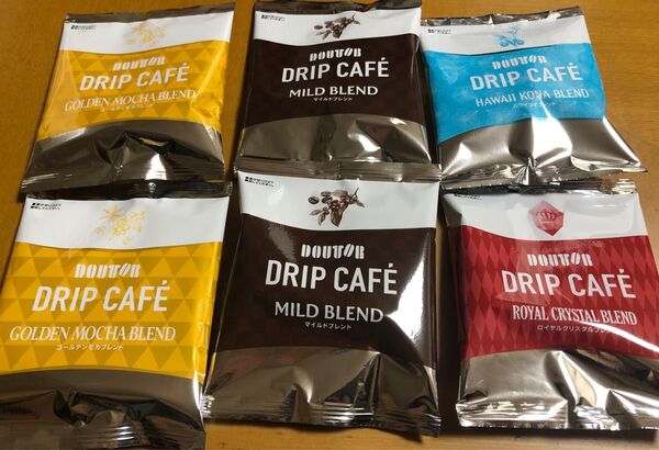 ドトールコーヒー☆4種飲み比べセットドリップパッククーポンポイント消化