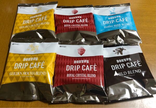 ドトールコーヒー☆4種飲み比べセットドリップクーポンポイント消化