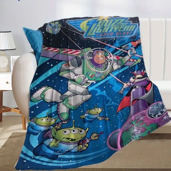 新品未使用 ふわふわブランケット バズ・ライトイヤー トイストーリー ディズニー