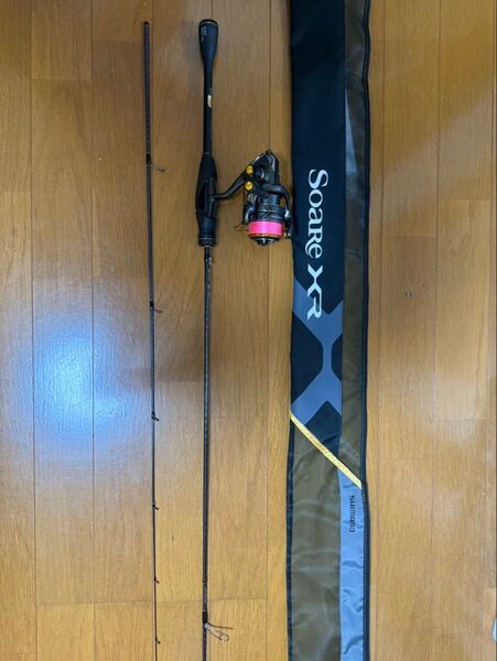 セット SHIMANO ソアレXR リール&ロッドセットCS2000SSPG & 21ソアレXR S58UL-Sアジングメバリング