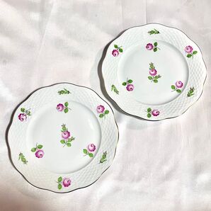 【美品】 【バラ売りOK】ヘレンド プティットローズ デザートプレート 19cm