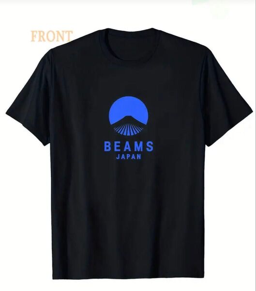 富士山ロゴTシャツ ブラック 2XL