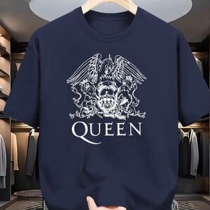 QUEEN ロゴTシャツ ネイビー L(JP-XXL)