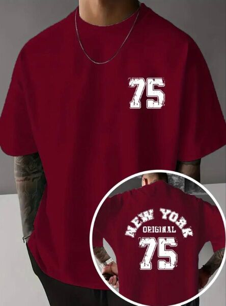 NEW YORK ORIGINAL ロゴTシャツ レッド