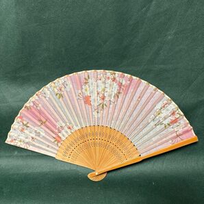 扇子 ピンク 桜模様 和装 洋装