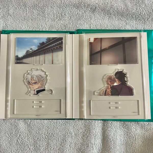 鬼滅の刃 ufotable マチアソビ柱稽古編 リアルタイムカフェ みにジオラマ アクリルスタンド 不死川実弥 玄弥 2点