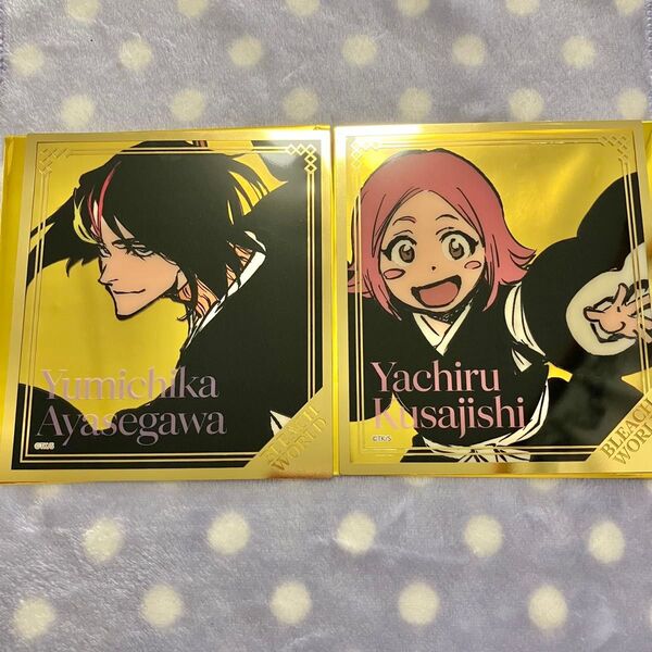 BLEACH WORLD クリアミニ色紙 コレクション 綾瀬川弓親 草鹿やちる