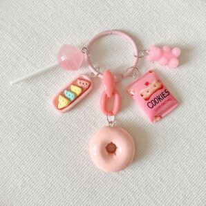 じゃらじゃらキーホルダー ドーナツ